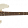 Fender Custom Shop 1962 Journeyman Relic Jazz Bass Rosewood Fingerboard Aged Olympic White бас-гитара