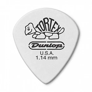DUNLOP 478P1.14 Tortex® White Jazz III упаковка белых медиаторов 1.14мм, (12шт.)
