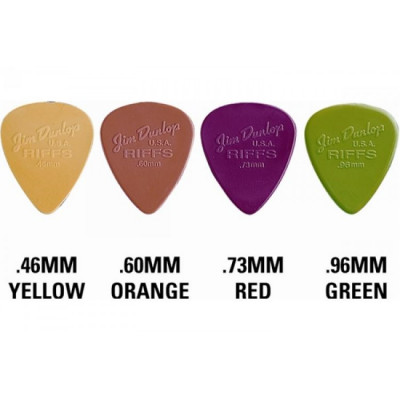 DUNLOP 4360 RIFFS Standard набор медиаторов