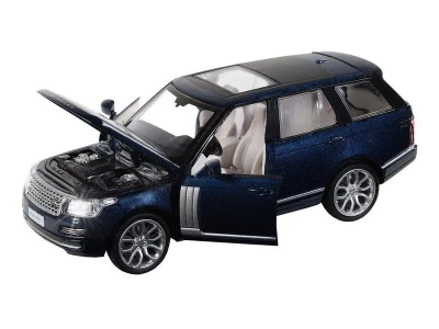 Машина "АВТОПАНОРАМА" 2013 Range Rover, темно-синий, 1/34, свет, звук, инерция, в/к 17,5*13,5*9 см