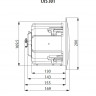 Громкоговоритель потолочный TANNOY CVS 301 НЧ 3" вуфер, 68 Гц - 20 кГц, 20 Вт, 8Ом/ 70/100 В
