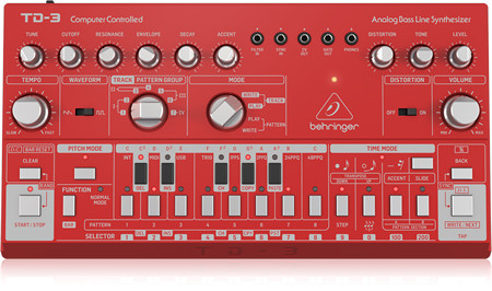 Синтезатор Behringer TD-3-RD басовый