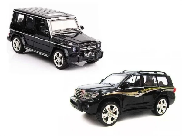 Машина XLG  TOYOTA PRADO/MERCEDES G55 M923J/M923K 1/24, свет, звук, инерция (1/4шт.) б/к