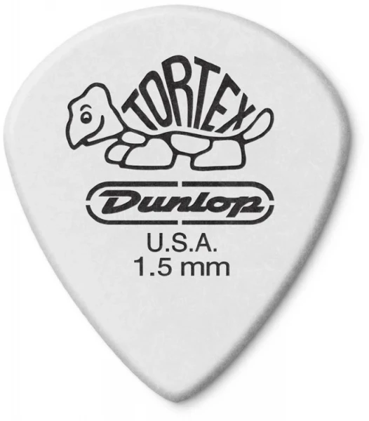 DUNLOP 478R1.14 Tortex® White Jazz III упаковка белых медиаторов 1.14мм, (72шт.)