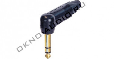Кабельный разъем Neutrik NP3RX-B Jack 6.3мм TRS угловой