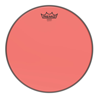 REMO BE-0313-CT-RD Emperor® Colortone™ Red Drumhead 13" 2-слойный прозрачный пластик