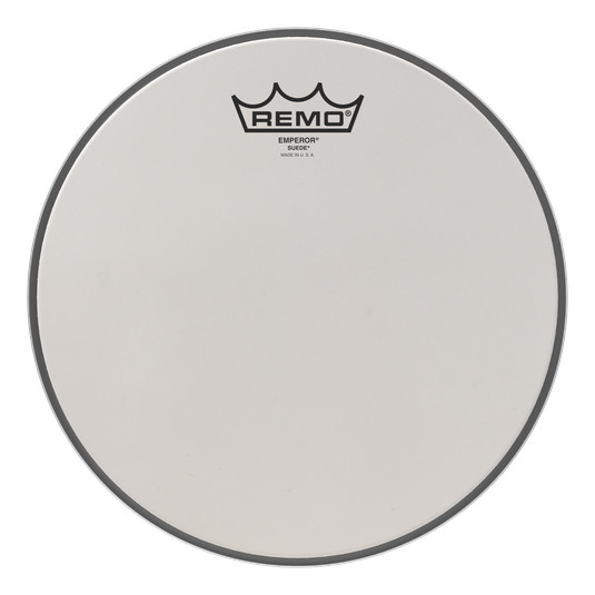 REMO BE-0810-00- EMPEROR®, SUEDE®, 10" Diameter 2-слойный матовый пластик