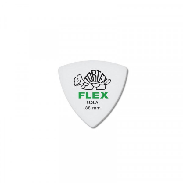 DUNLOP 456P.88 Tortex Flex Triangle набор медиаторов 0.88 6 шт