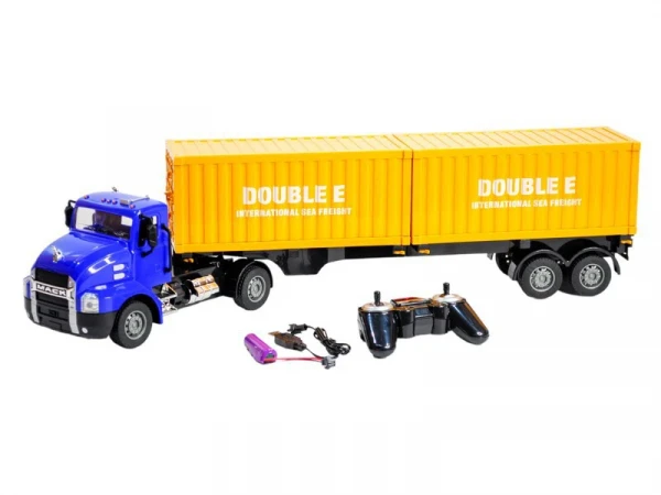 Радиоуправляемый тягач на 2 контейнера Double Eagle MACK 1/26 2.4G RTR