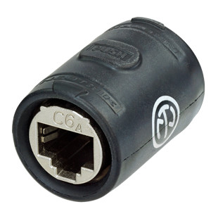Адаптер переходник Neutrik NE8FFX6-W проходной CAT6a RJ45