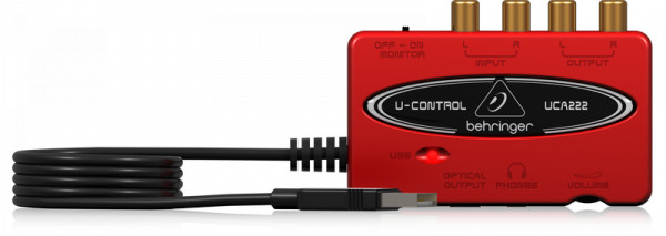 Аудиоинтерфейс Behringer UCA222 внешний портативный