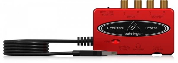 Аудиоинтерфейс Behringer UCA222 внешний портативный