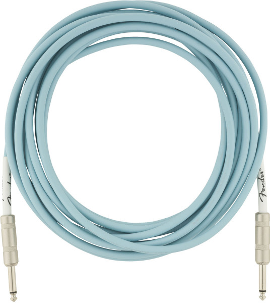 FENDER 18.6' OR INST CABLE DBL инструментальный кабель, синий, 18,6'