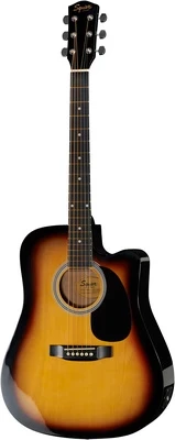 FENDER SQUIER SA-105CE SUNBURST электроакустическая гитара