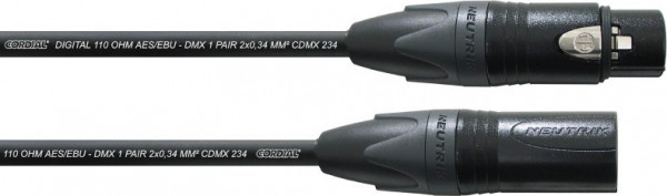 Кабель Cordial CPD 5 FM цифровой DMX AES EBU XLR