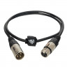 Микрофонный кабель ROCKDALE MC001-10M, разъемы XLR, 10 м