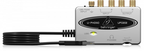 Аудиоинтерфейс Behringer UFO202 внешний портативный