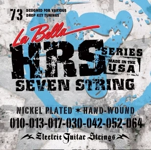 LA BELLA HRS-73 10-13-17-30-42-52-64 струны  для 7струнной электрогитары