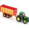 Трактор Siku 1650 Claas с прицепом для силоса