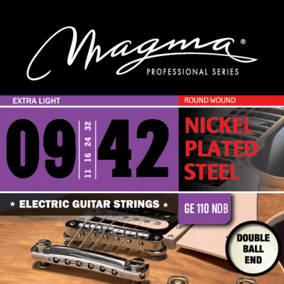 Комплект струн для электрогитары Double Ball End 9-42 Magma Strings GE110NDB