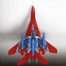 Самолет "МиГ-29" авиагруппа "Стрижи" 1/72