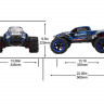 Радиоуправляемый монстр Remo Hobby Dinosaurs Master Brushless UPGRADE (красный) 4WD 2.4G 1/8 RTR