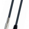 QUIK LOK MX779-5 готовый микрофонный кабель, 5 метров, разъемы XLR/M - Mono Jack 1/4, цвет черный