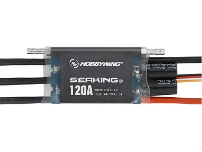 Бесколлекторный регулятор Hobbywing Seaking Pro-120A (120A-760A, Boat)
