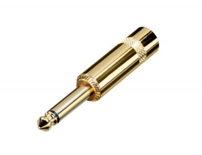 Кабельный разъем Rean NYS224AG Jack 6.3мм TS