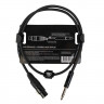Микрофонный кабель ROCKDALE MN001-5M, разъемы XLR male X mono jack male, 5 м