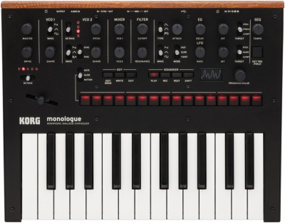 KORG MONOLOGUE-BK монофонический аналоговый синтезатор