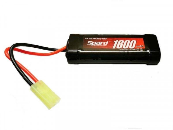 Аккумулятор Ni-Mh Spard 1600mAh, 7,2V, Mini Tamiya для Himoto 1/16 и танков