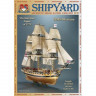 Сборная картонная модель Shipyard фрегат HMS Mercury (№66), 1/96
