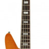 Reverend Mercalli 5 Flame Maple Violin Brown бас-гитара