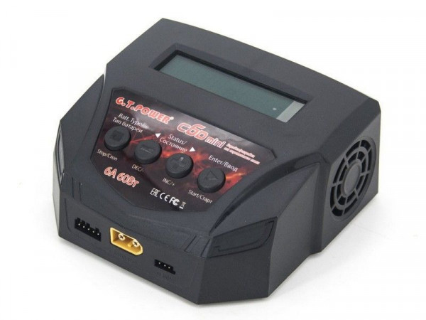 Универсальное зарядное устройство G.T.Power C6D Mini 60W, 220В, 6A