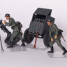 Немецкий 120-мм миномет с расчетом 1/35