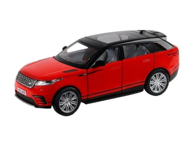Машина "АВТОПАНОРАМА" Range Rover Velar, красный, 1/32, свет, звук, инерция, в/к 17,5*12,5*6,5