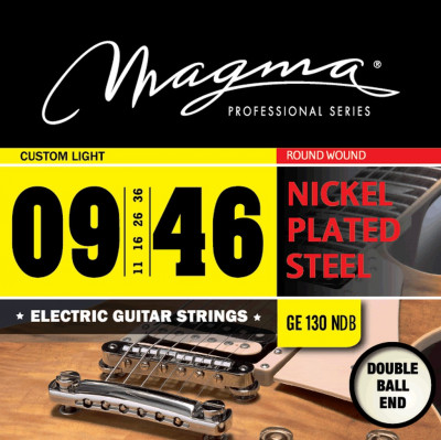 Комплект струн для электрогитары Double Ball End 9-46 Magma Strings GE130NDB