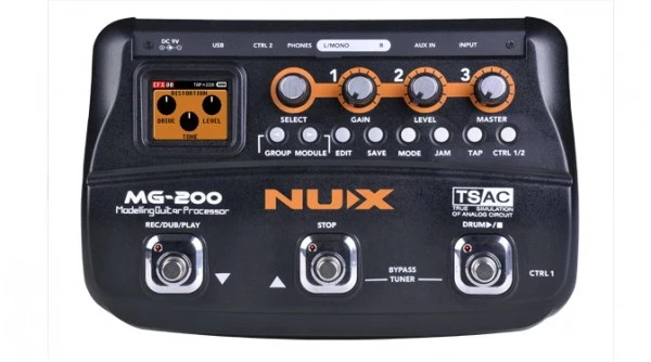 Гитарный процессор эффектов NUX MG-200