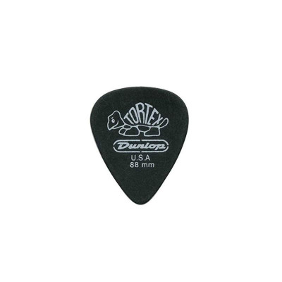 DUNLOP 482P.88 Tortex Pitch Black Jazz III набор медиаторов 0.88 12 шт