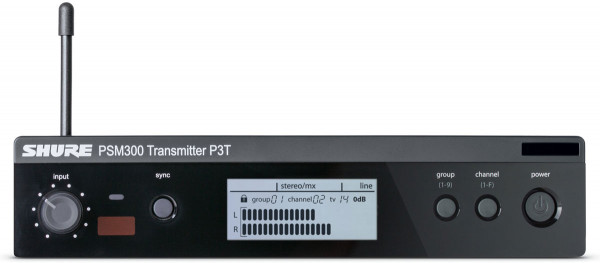 SHURE P3T M16 686-710 MHz передатчик для системы персонального мониторинга PSM300