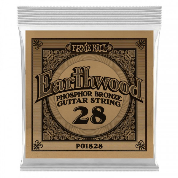 Одиночная струна для акустической гитары Ernie Ball P01828