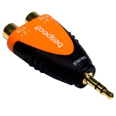 Bespeco SLAD380 Переходник 3,5 stereo jack M / 2х RCA F
