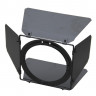 Кашетирующие шторки INVOLIGHT BARNDOOR для COBPAR100HEX, COBPAR100W
