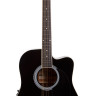 STAGG SW201CW/39 BK электроакустическая гитара