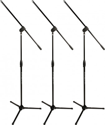 Ultimate MC-40B PRO 3-pack набор из 3 микрофонных стоек- журавль