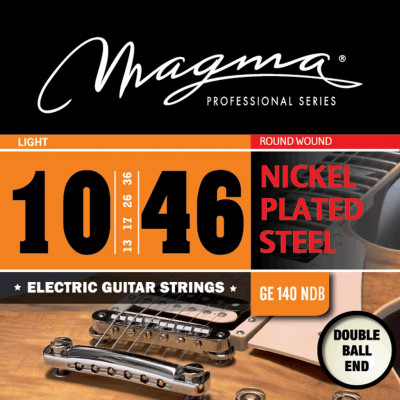 Комплект струн для электрогитары Double Ball End 10-46 Magma Strings GE140NDB