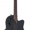 Ovation 1778TX-5 Elite TX Mid Cutaway Black Textured электроакустическая гитара