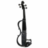 Электроскрипка 4/4 ANTONIO LAVAZZA EVL-05 BK КОМПЛЕКТ: смычок, кейс, канифоль, наушники, батарейка, кабель, цвет - ЧЁРНЫЙ
