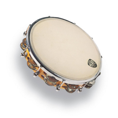 LATIN PERCUSSION CP391 10" тамбурин-бубен (2х10 пар джинглов) + настроечный ключ